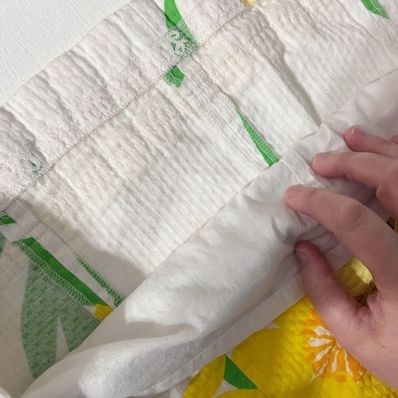 LILLY PULITZER Strapless Dress in Daffodil Print with Lace Detailing - Picture 10 of 11